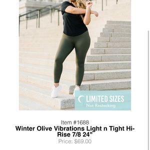 Hello FALL! 🍃🍂 Olive Vibrations LightnTight